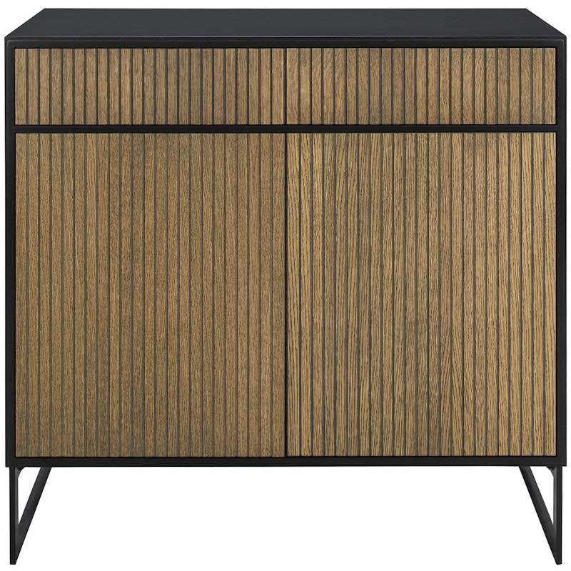 Line Burned Walnut Sideboard, Schwarz/Schwarz