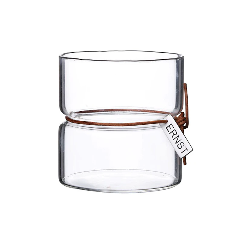 Ernst Candle Holder Ø8cm H8.5 cm, Clear
