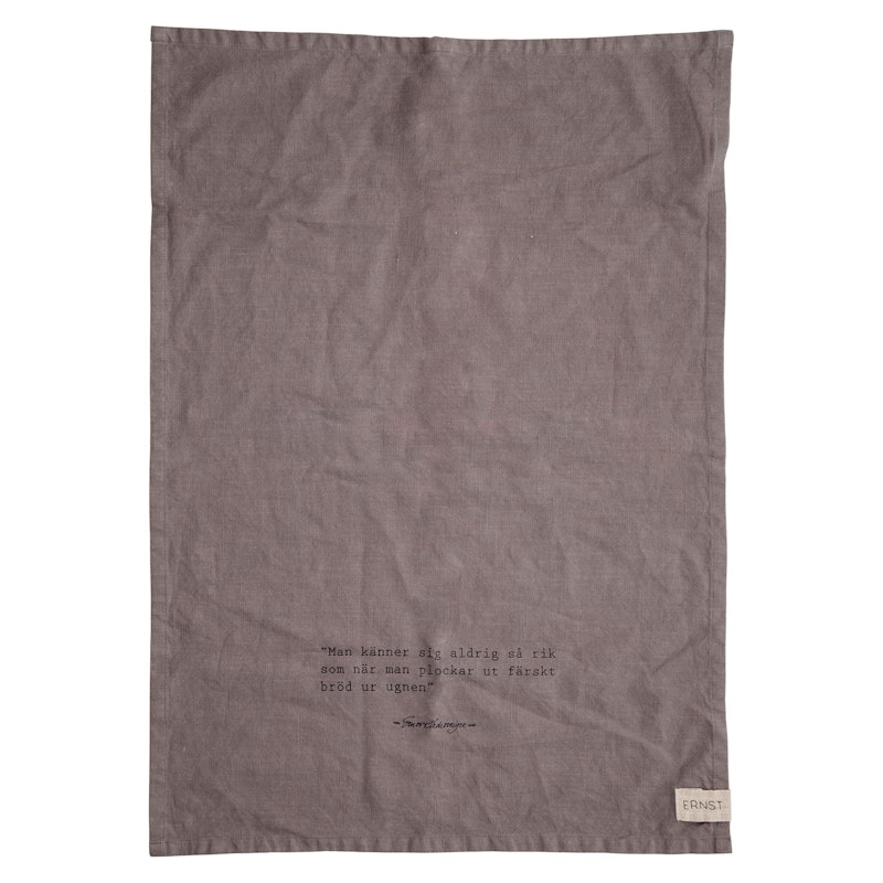 Kitchen Towel "Bröd", Grey