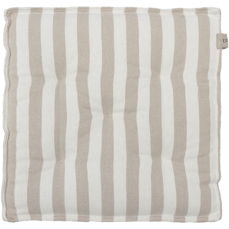 Sitzkissen 45x45 cm, Weiß/Beige