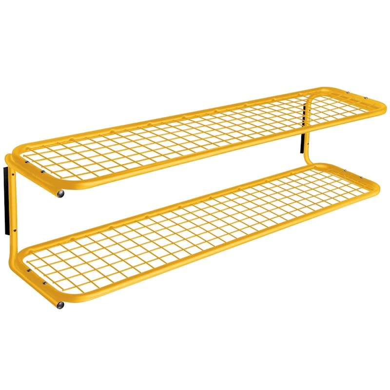 Classic Shoe Rack Double Sun Yellow 100 cm