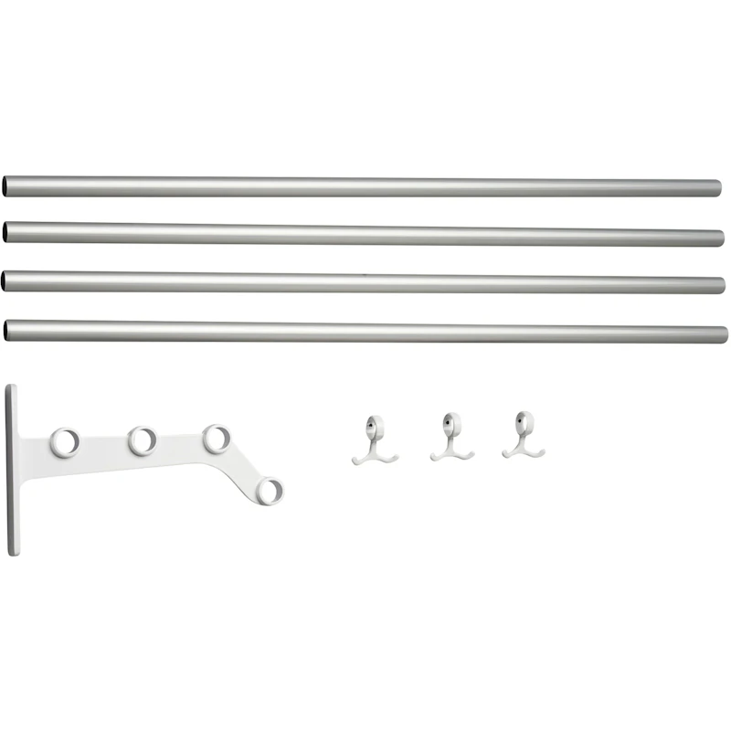 Nostalgi 291 Extension Part For Hat Rack, White / Aluminium