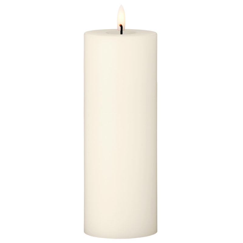 Led Pillar Candle 20 cm, Ivory