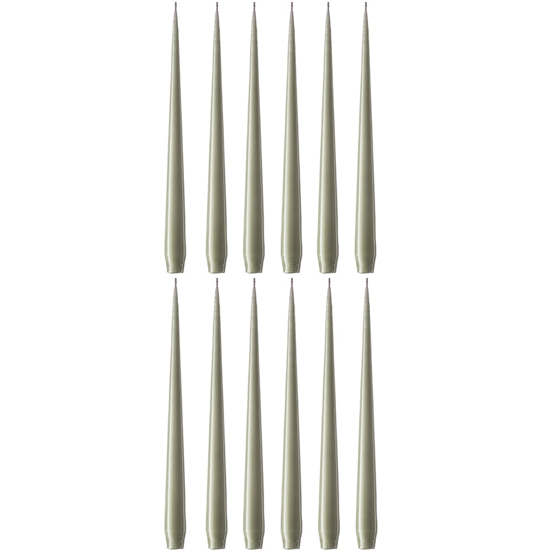 Spitzkerzen Lackiert 32 cm 12-er Set, Artichoke