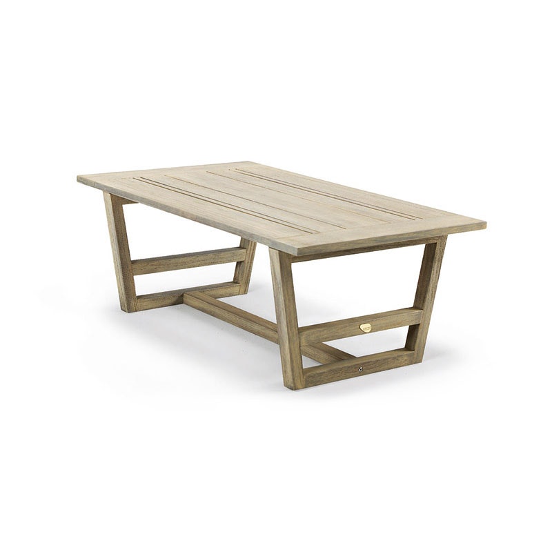 Costes Kaffeetisch 120x80 cm, Pickled Teak