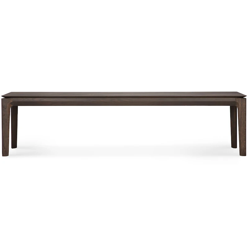 Bok Bench Dark Stained Oak, 35x186 cm