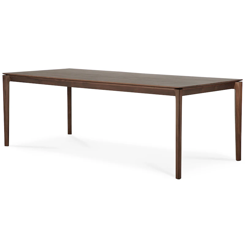 Bok Dining Table Dark Stained Teak, 95x220 cm