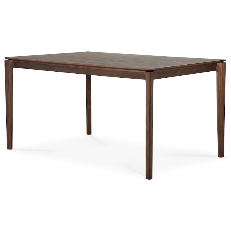 Bok Dining Table Dark Stained Teak, 80x140 cm