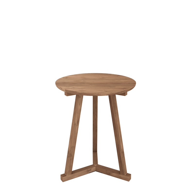 Tripod side table S, Teak