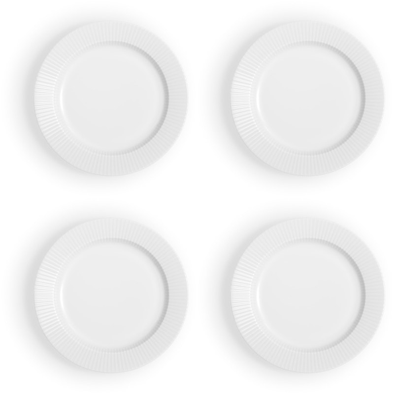 Legio Nova Side Plate 19 cm 4-pack, White