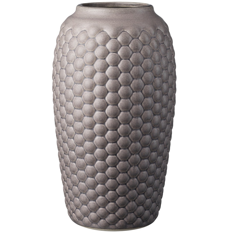 S8 Lupin Vase Schmal L, Warmes Grau