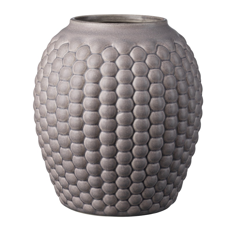 S7 Lupin Vase Breit S, Warmes Grau