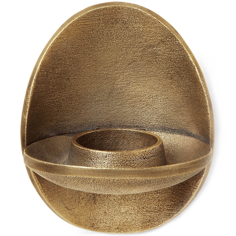 Agapé Wall Candleholder, Brass