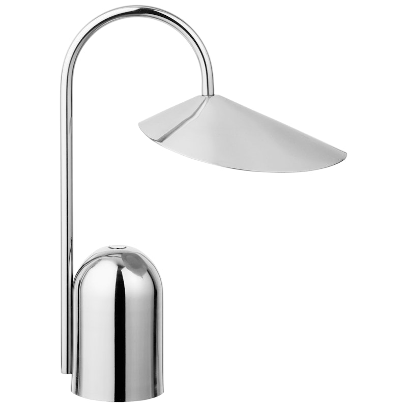 Arum Portable Lamp, Stainless Steel