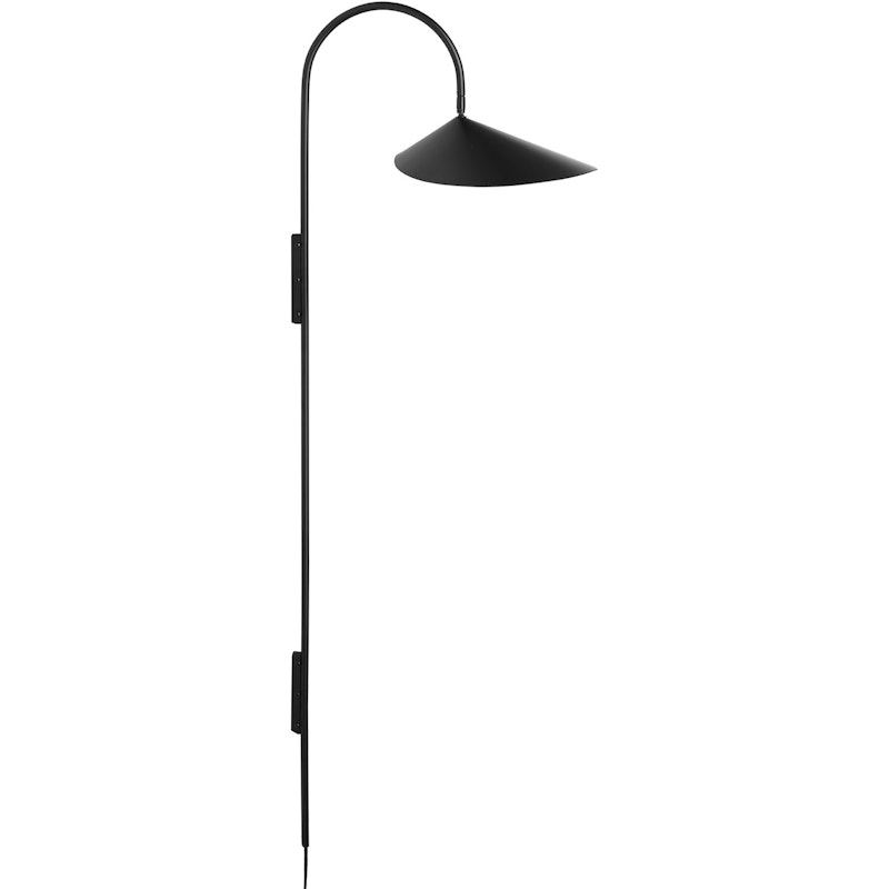 Arum Swivel Wandleuchte 127 cm, Schwarz