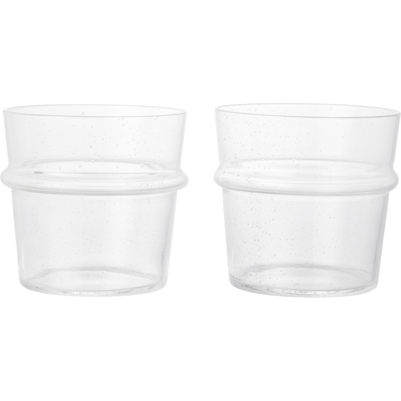 Boya Glass Low 2-pack, Clear