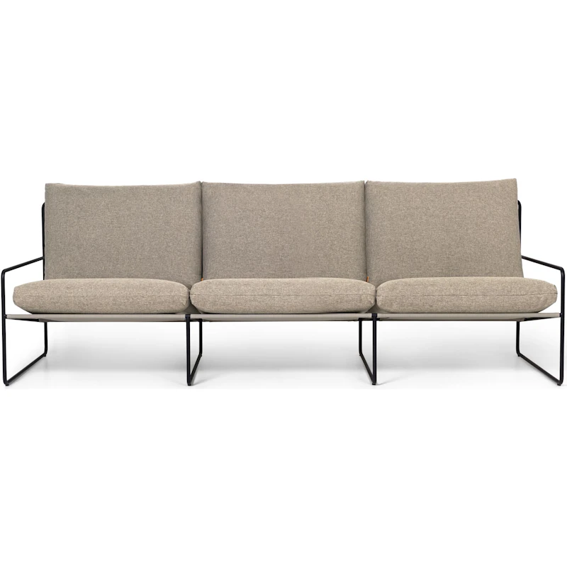 Desert 3-Seater Sofa, Black / Dolce