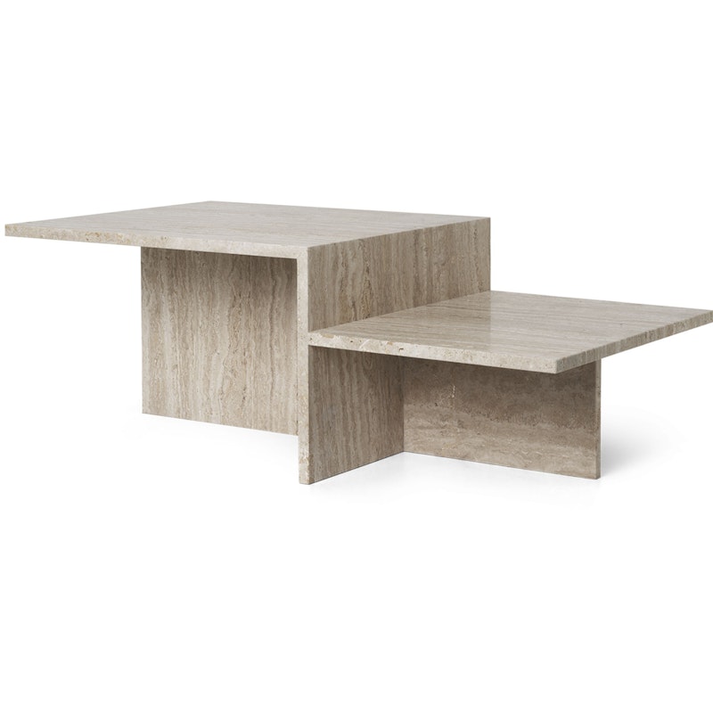 Distinct Coffee Table 100x55 cm, Travertine Sand