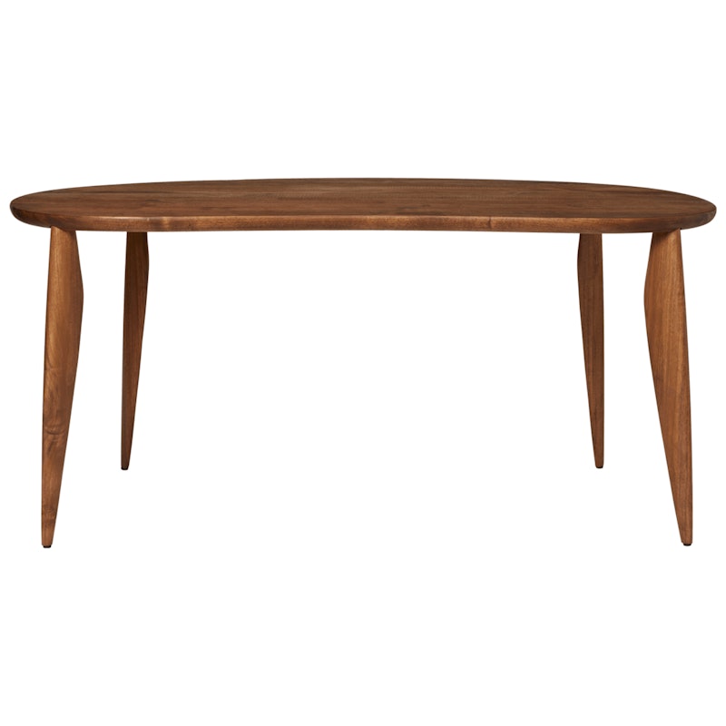 Feve Table 86x160 cm, Walnut