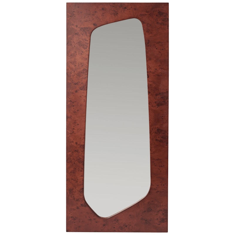 Folia Mirror 55x135 cm, Dark stained Burlwood