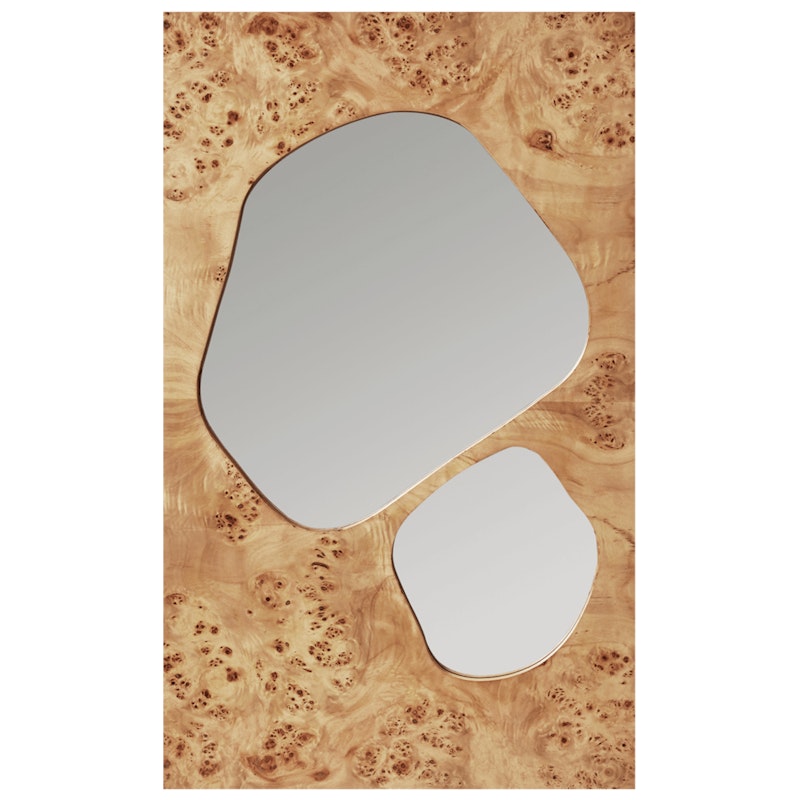 Folia Mirror 50x82 cm, Natural Burlwood