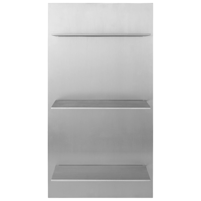 Lager Wall Shelf Triple 35x65 cm, Aluminium