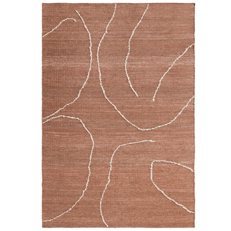 Gesso Rug 140x200 cm, Terracotta