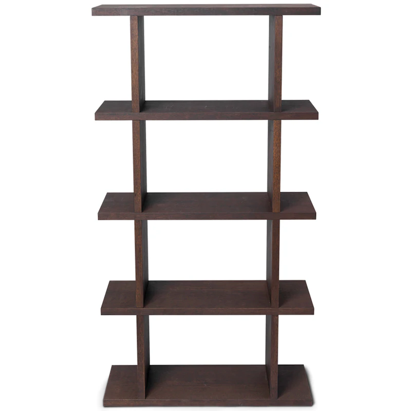 Kona Bookcase 1x4, Dark Stained