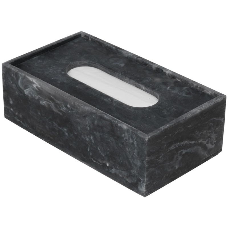 Mist Tissue Box, Charcoal