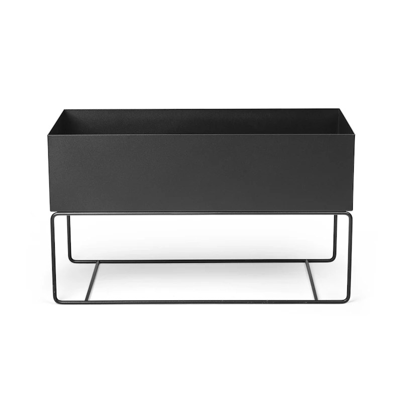 Plant Box Large Flower Box, Black