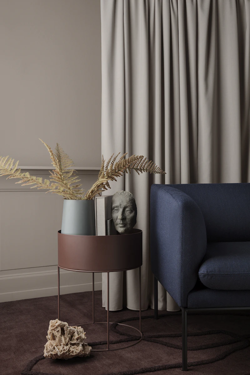 Plant Box Round, Cashmere von Ferm Living | RoyalDesign
