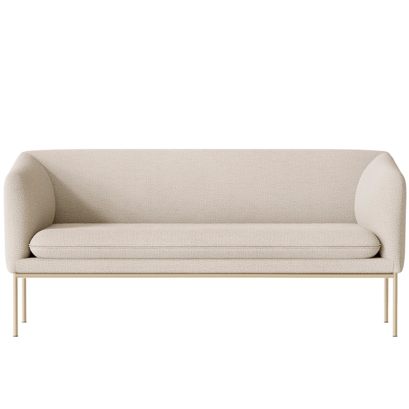 Turn Boucle 2-Sitzer-Sofa, Altweiß