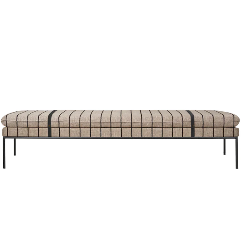 Turn Pasadena Daybed, Sand/Black 80x190 cm