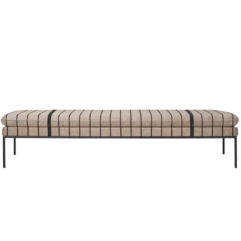 Turn Pasadena Daybed, Sand/Black 80x190 cm