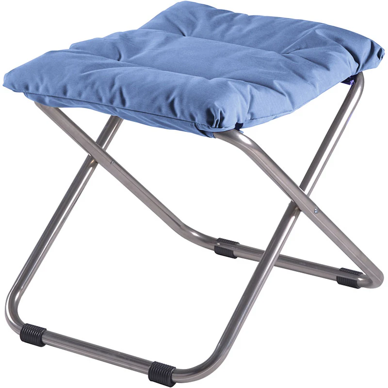 Chico Soft Footstool, Light Blue