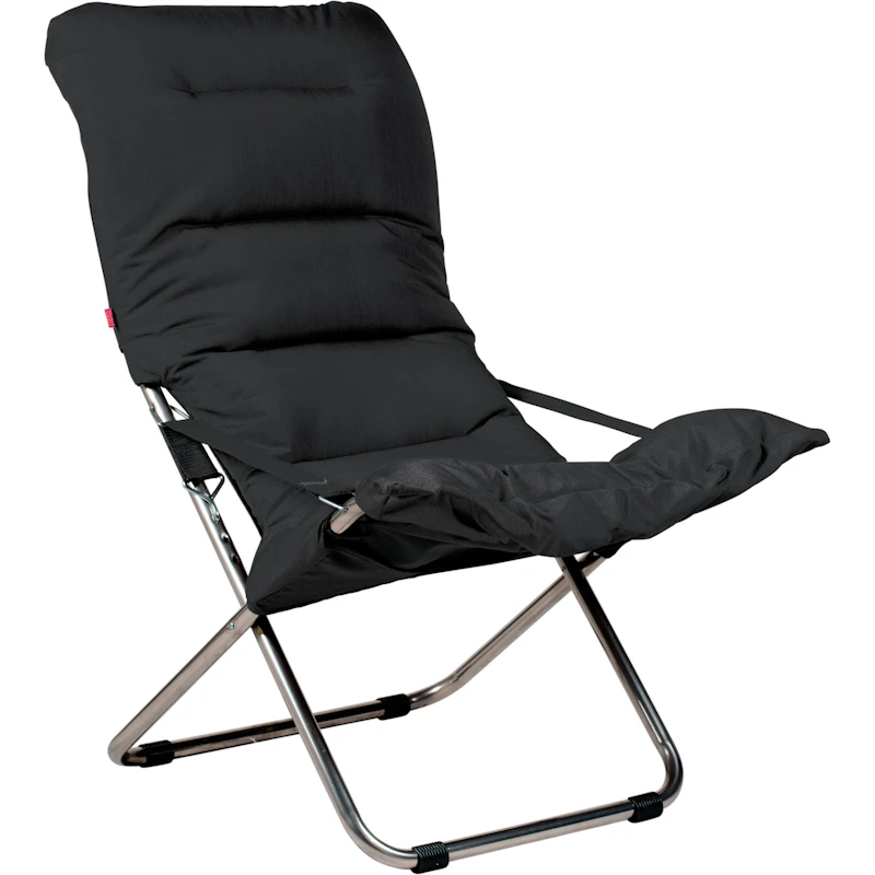 Fiesta Soft Deck Chair, Black