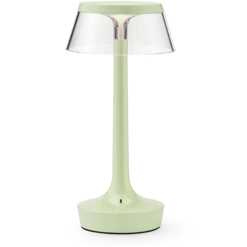 Bon Jour Unplugged Table Lamp Portable, Fresh Mint
