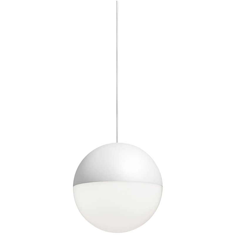 String Light Sphere Hängelampe 12M Dimmbar mit Soft Touch, Weiß