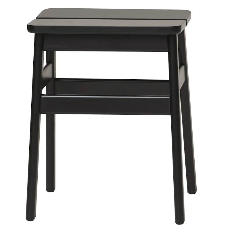 Angle Stool, Black Oak
