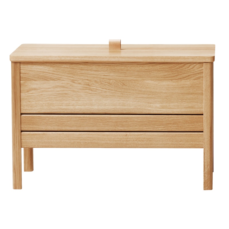 A Line Storage Bench 68 cm, Oak