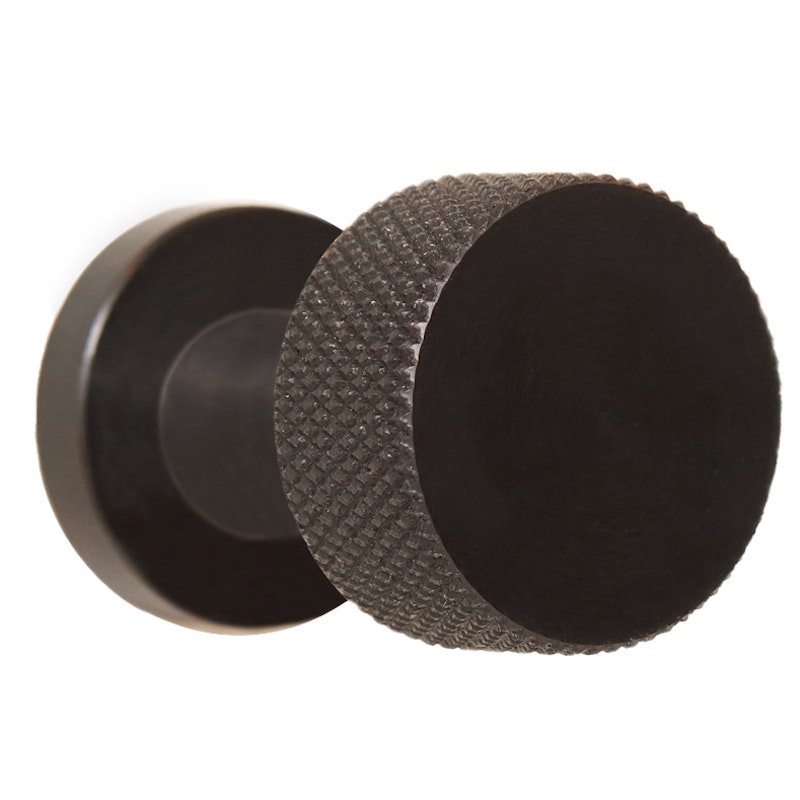 Angle Hook / Knob Ø2 cm, Black