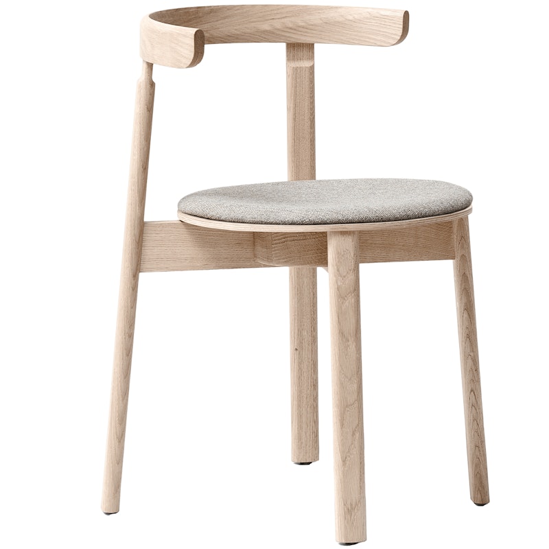 Lunar Chair, White Oiled Oak / Hallingdal 65
