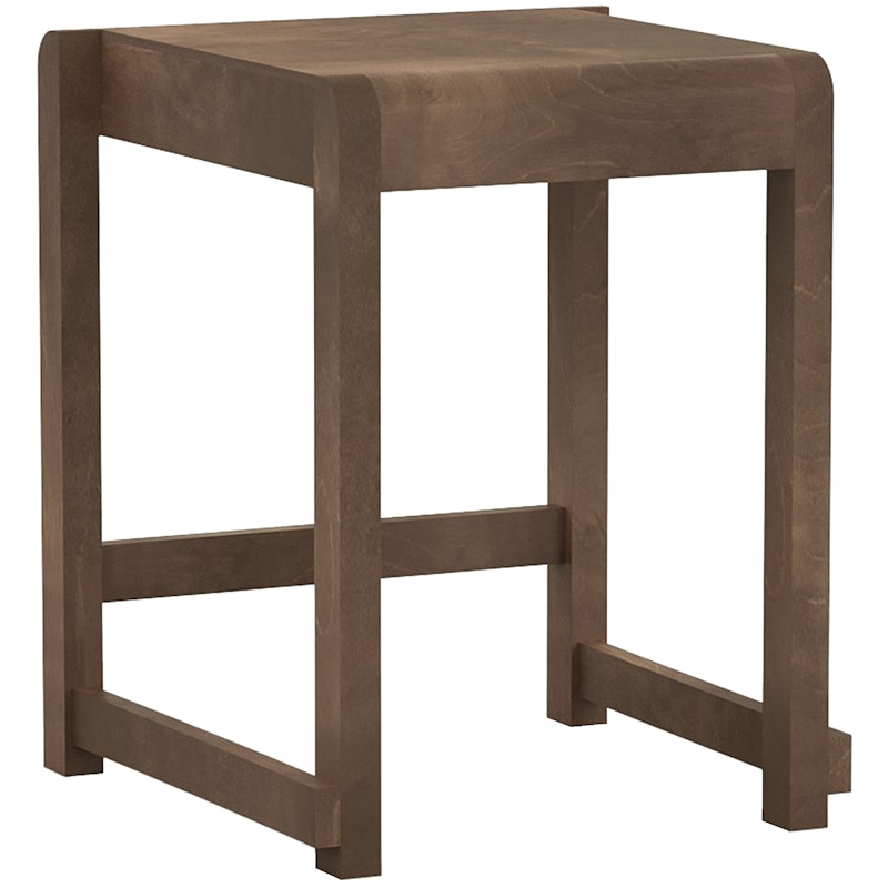 Low Stool 01 Hocker, Braun