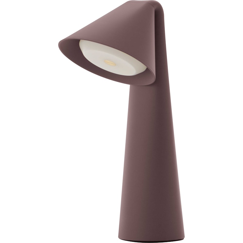 Ami Table Lamp Portable, Chocolate Clay