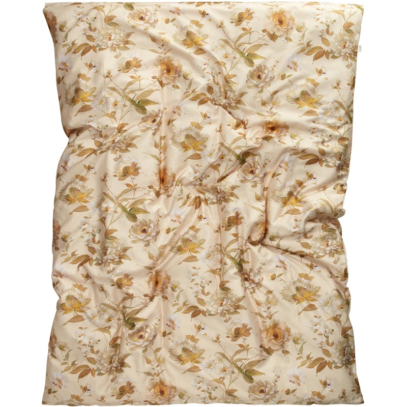 Floral Bettdeckenbezug 150x210 cm, Putty