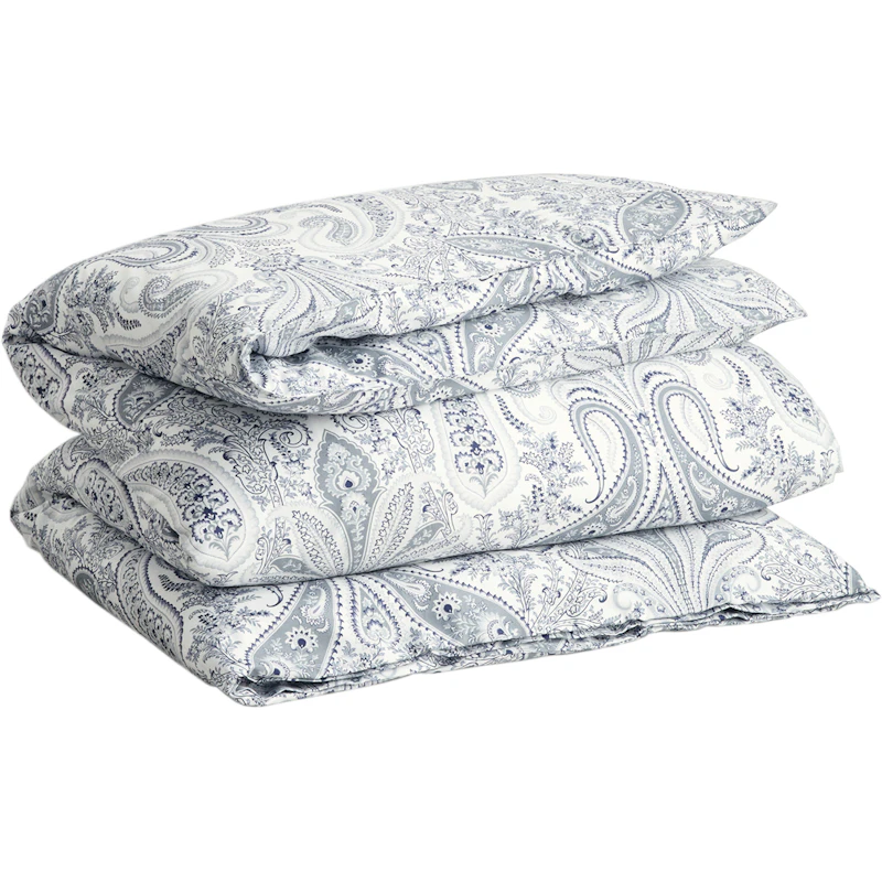 Key West Paisley Duvet Cover 140x200 cm, Heather Grey