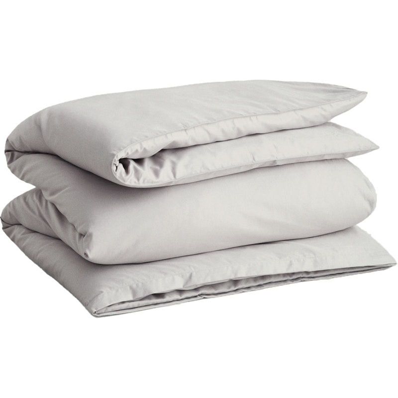 Sateen Bettdeckenbezug 220x220 cm, Moon Grey