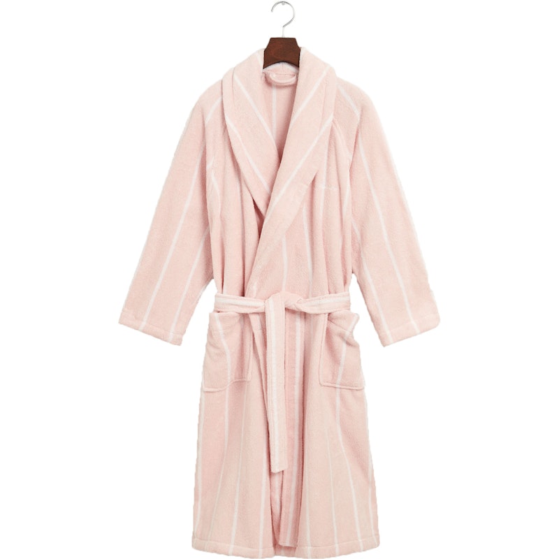 Stripe Bademantel Pink Embrace, L