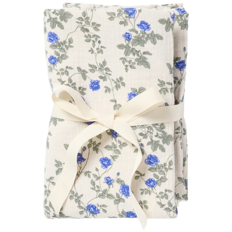 Dainty Muslin Blanket 2-pack, 60x60 cm