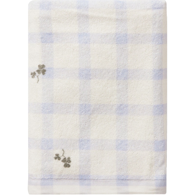 Gingham Sorrel Blue Badetuch, 70x140 cm